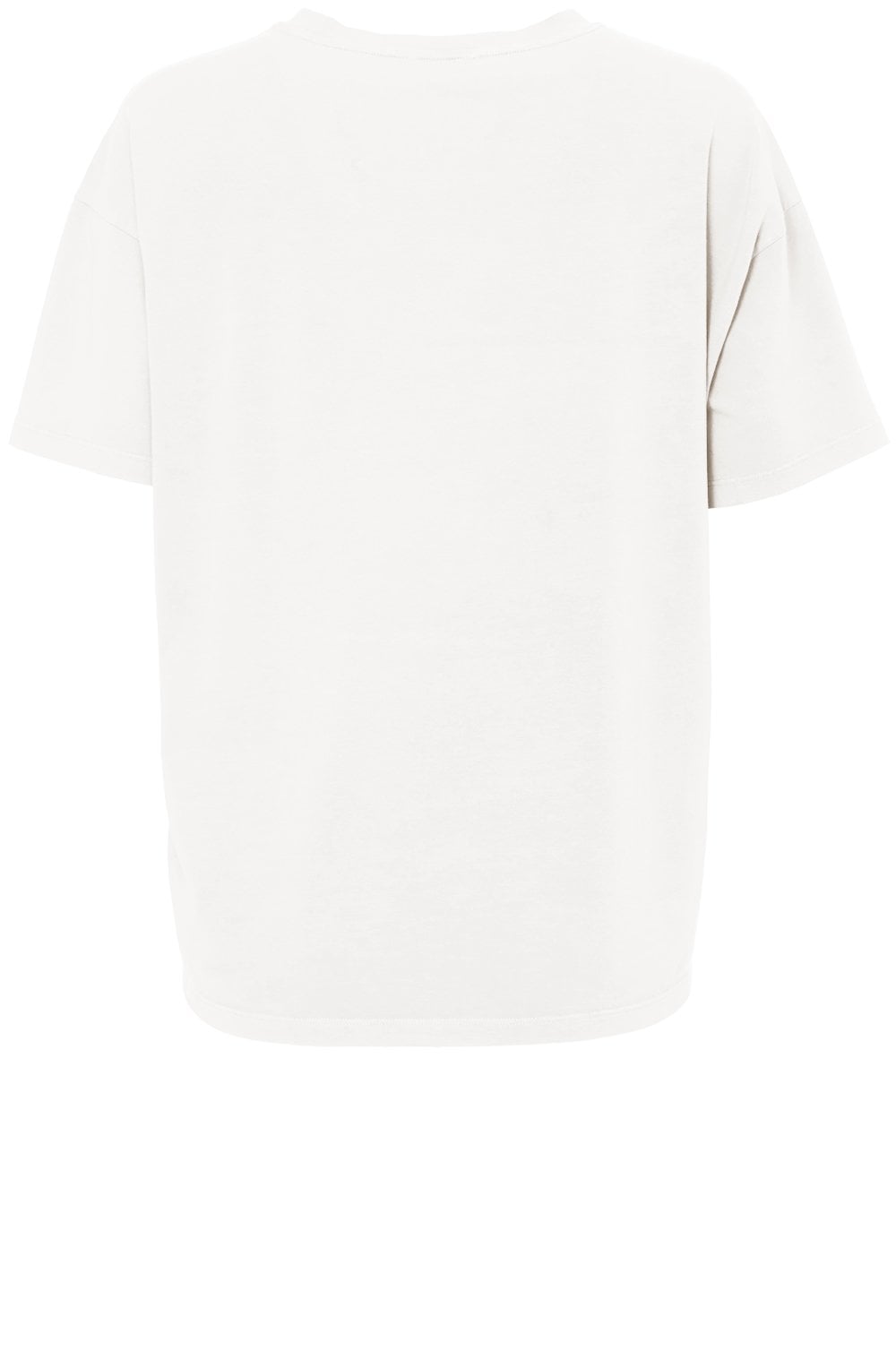 White Oversized Asymmetric T Shirt
