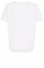 White Raw Seam Oversized T Shirt