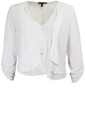 Off white chiffon jacket