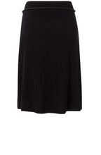 A Line Black Knit Skirt