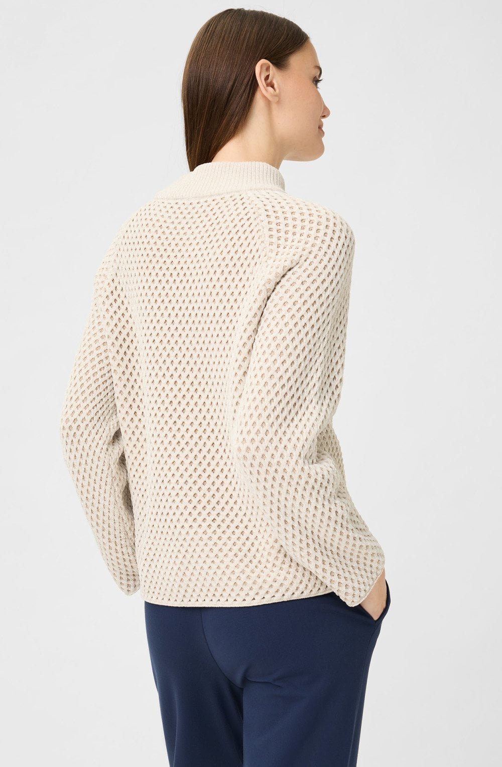 Almond Beige Honeycomb Henny Jumper
