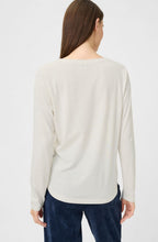 Almond Beige Melange Foil and Stud Hannah Top