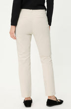 Almond Beige Velvet Lisa Straight Fit Trousers