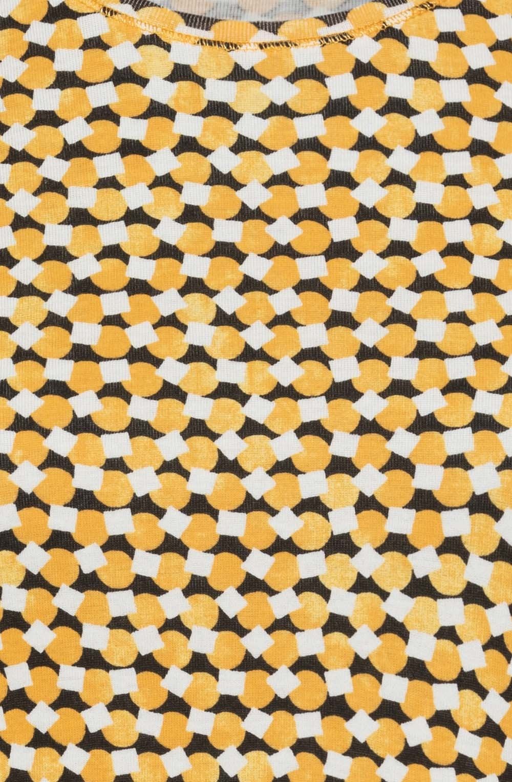 Amber Abstract Design Edda Top