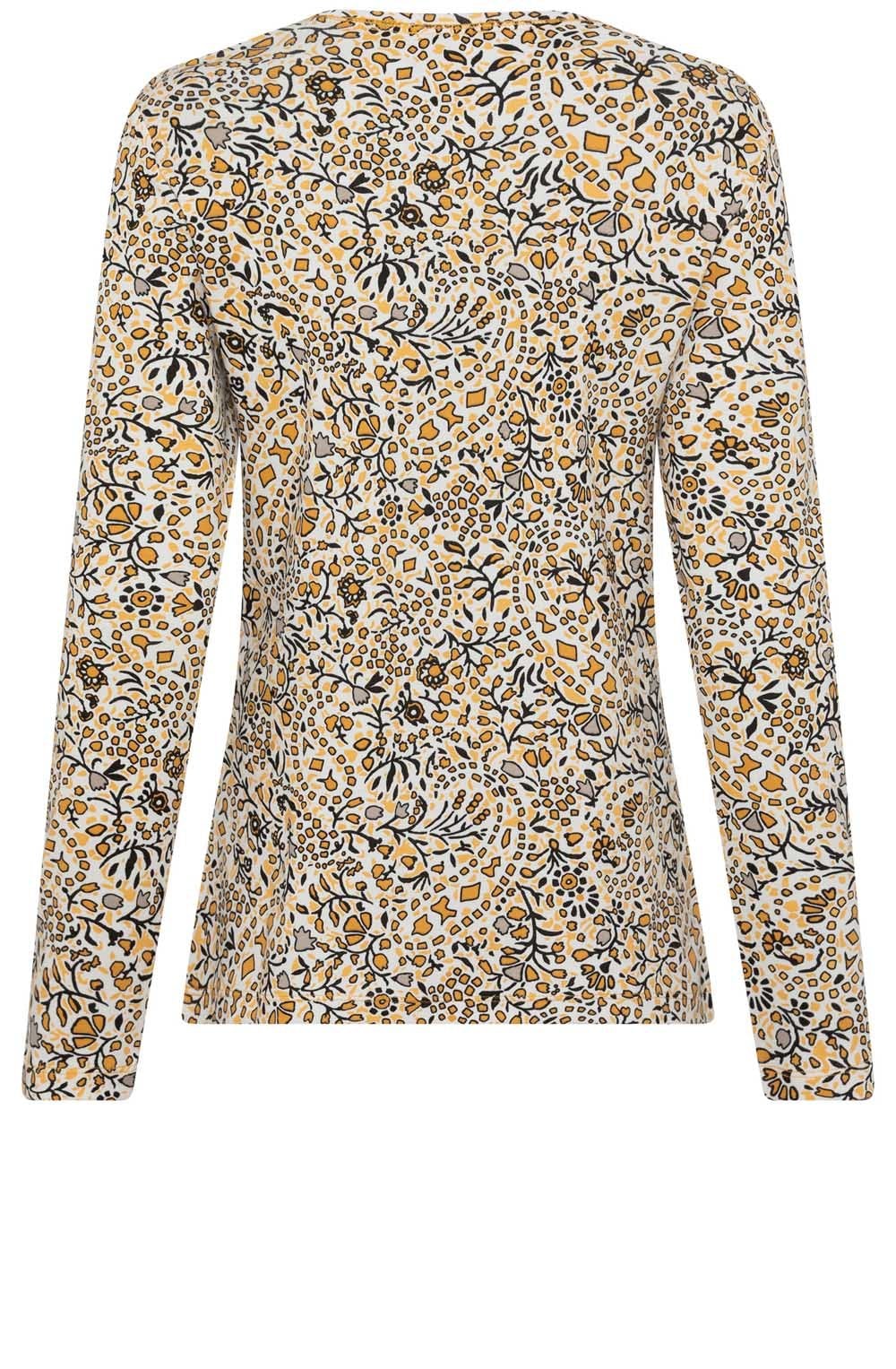 Amber Floral Print Edda Top