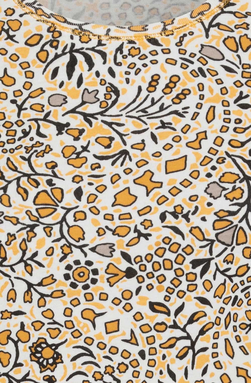Amber Floral Print Edda Top