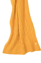 Amber Ribbed and Cable Knit Scarf