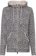 Animal Print Hooded Jersey Sweater