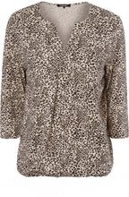 Animal Print Jersey Top
