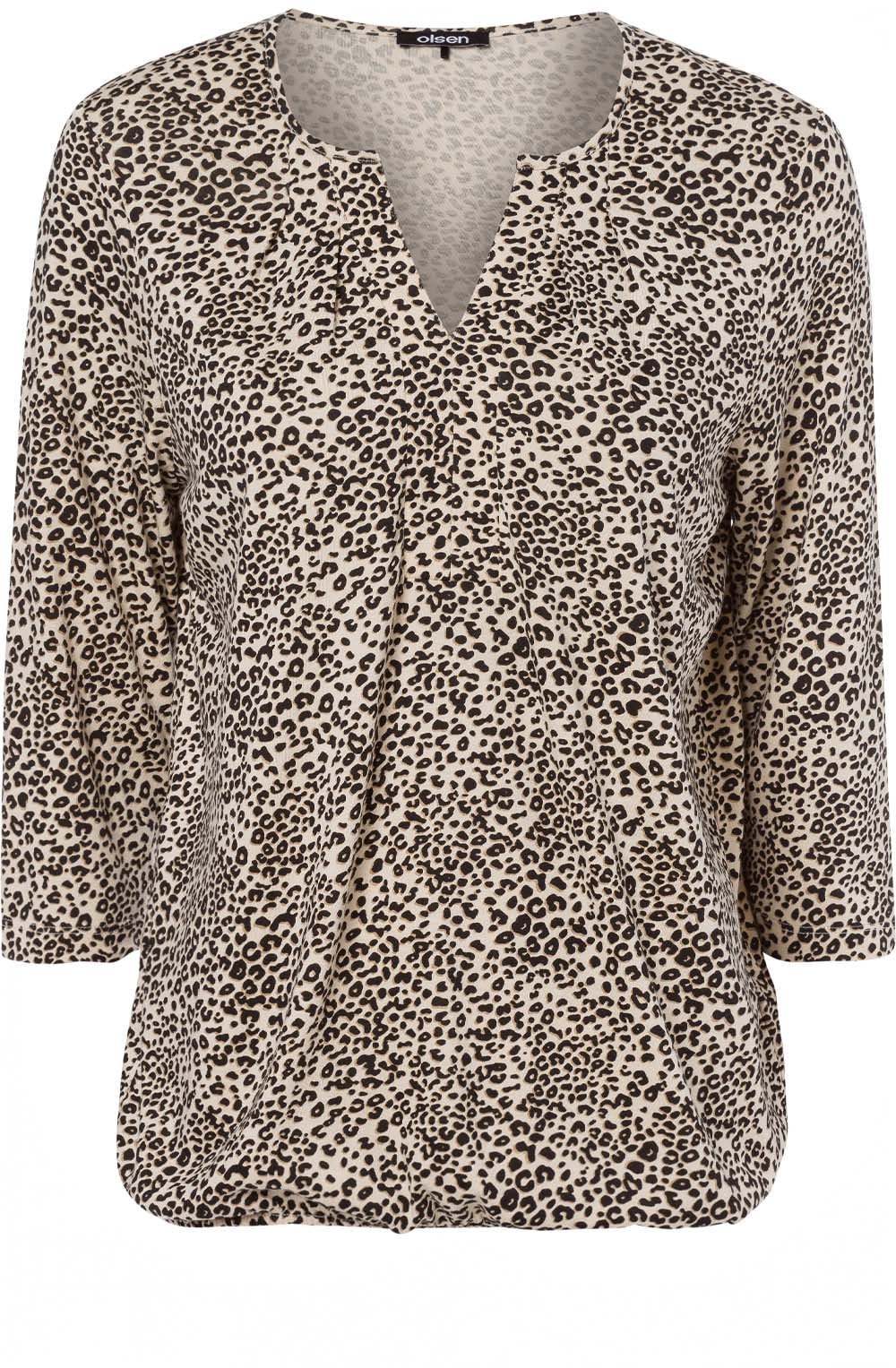 Animal Print Jersey Top