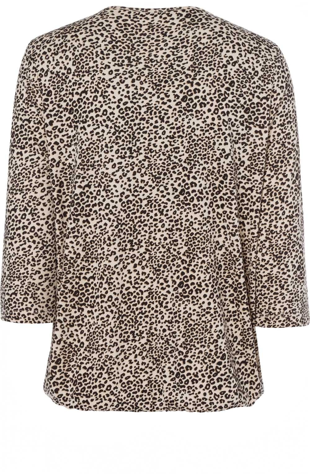 Animal Print Jersey Top