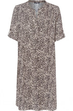 Animal Print Shift Dress
