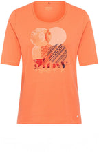 Apricot Crush Abstract Glow Edda T Shirt
