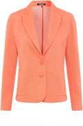 Apricot Crush Jersey Blazer