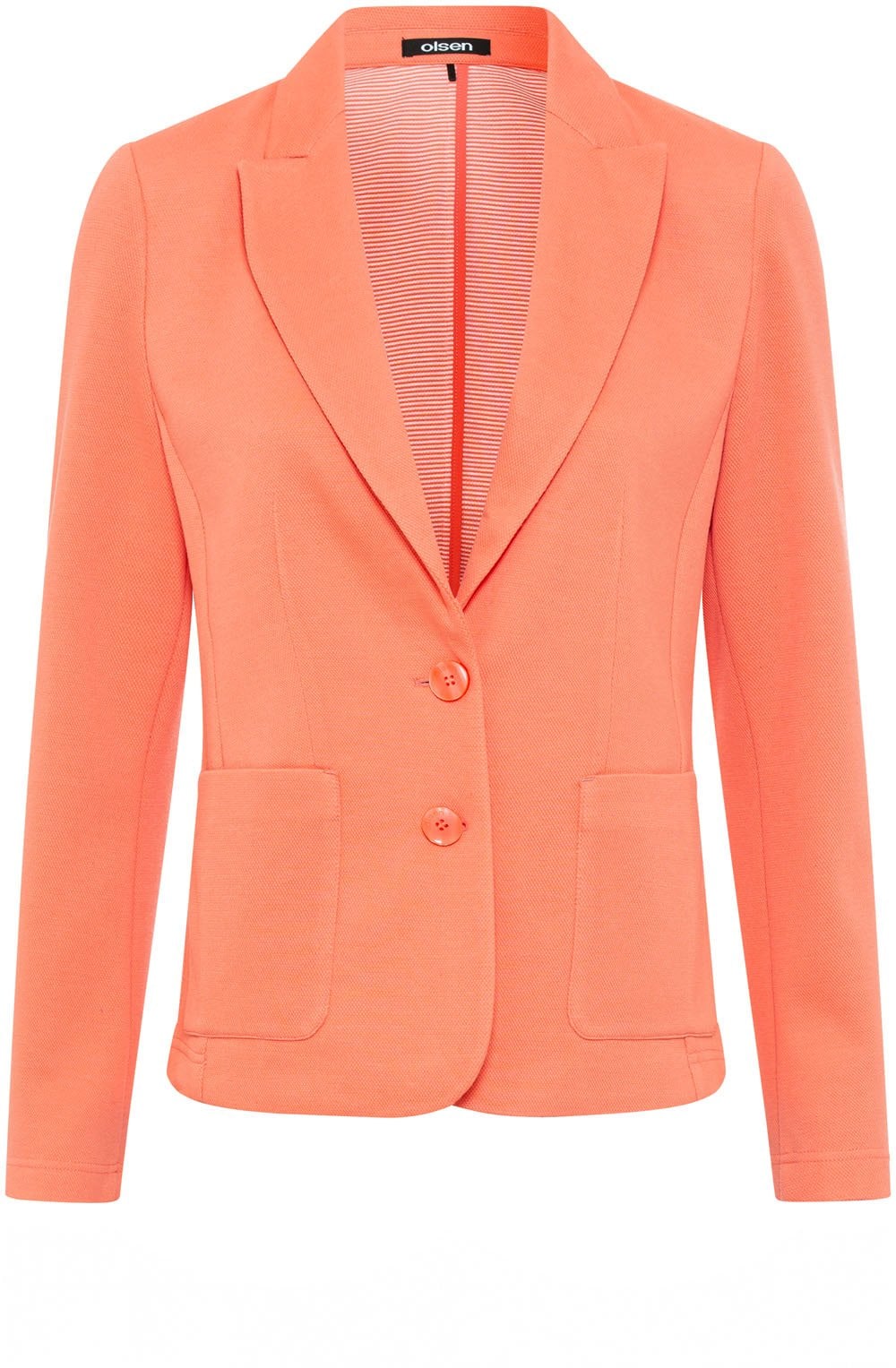 Apricot Crush Jersey Blazer