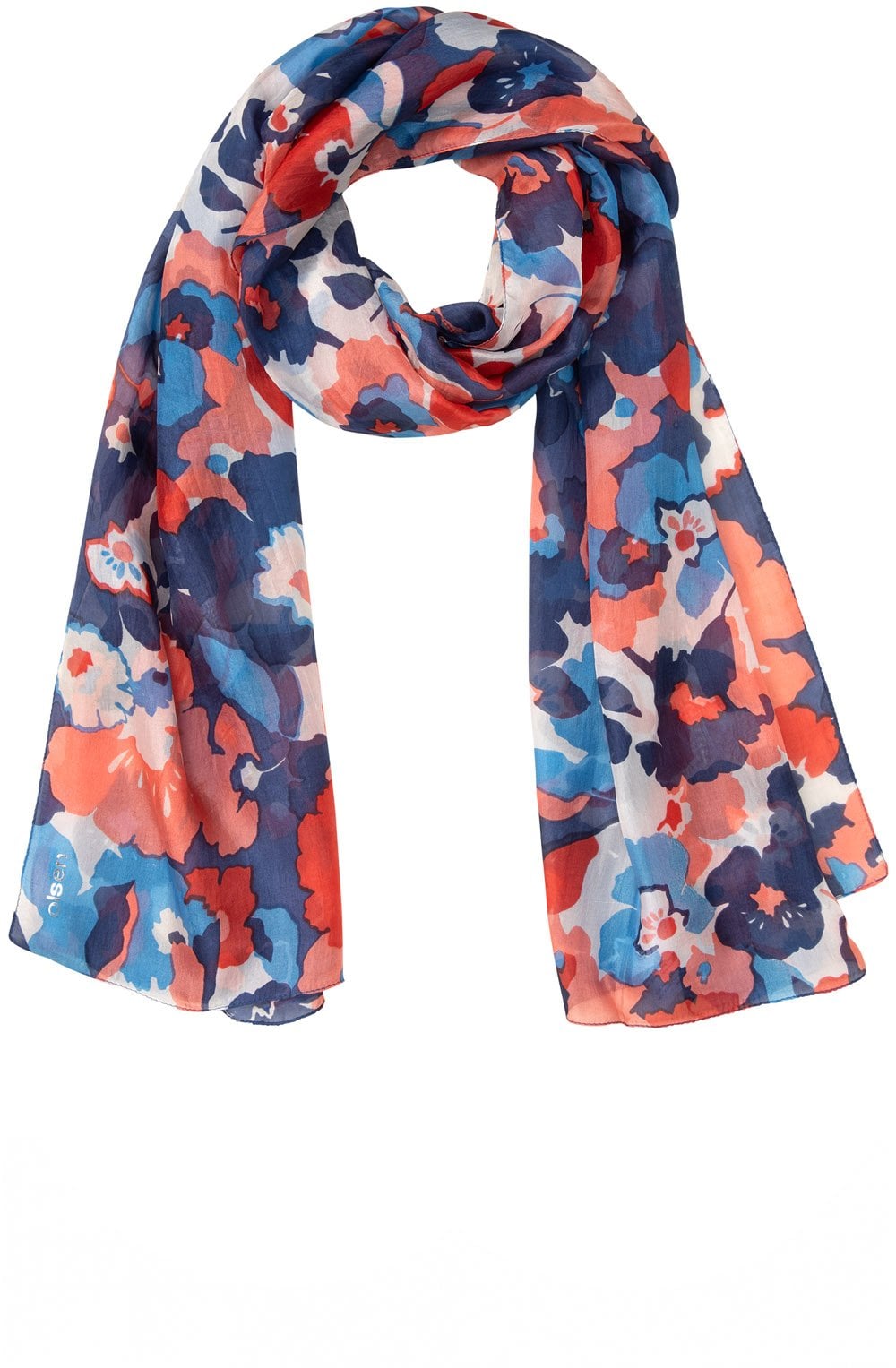 Apricot Crush Silk Scarf