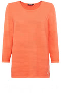 Apricot Crush Square Neck Pullover