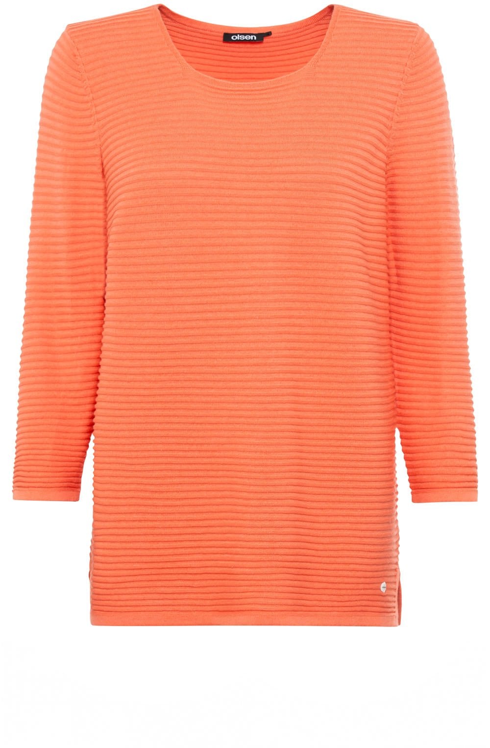 Apricot Crush Square Neck Pullover