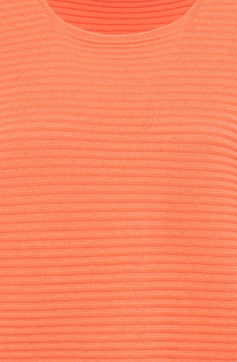 Apricot Crush Square Neck Pullover
