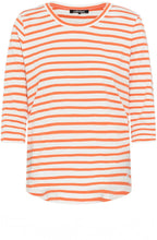Apricot Crush Striped Hannah Top