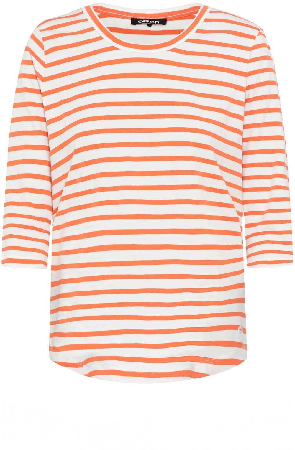Apricot Crush Striped Hannah Top