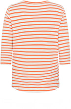 Apricot Crush Striped Hannah Top