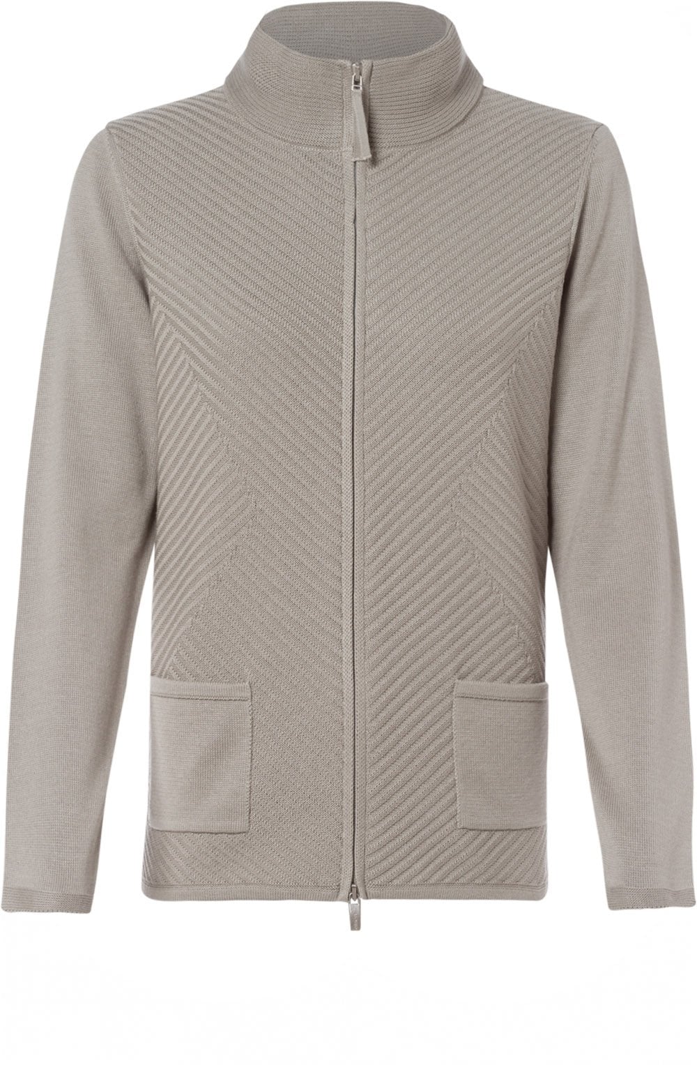Bamboo Ribbed Knit Cardigan