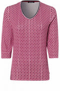 Barolo Red Spot Print Top