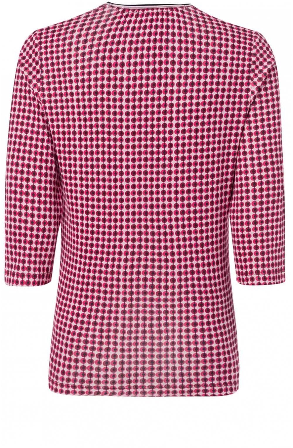 Barolo Red Spot Print Top