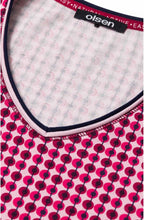 Barolo Red Spot Print Top