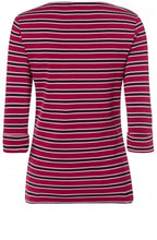 Barolo Red Striped Jersey Top