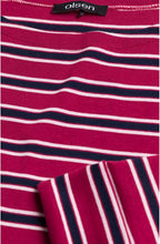 Barolo Red Striped Jersey Top