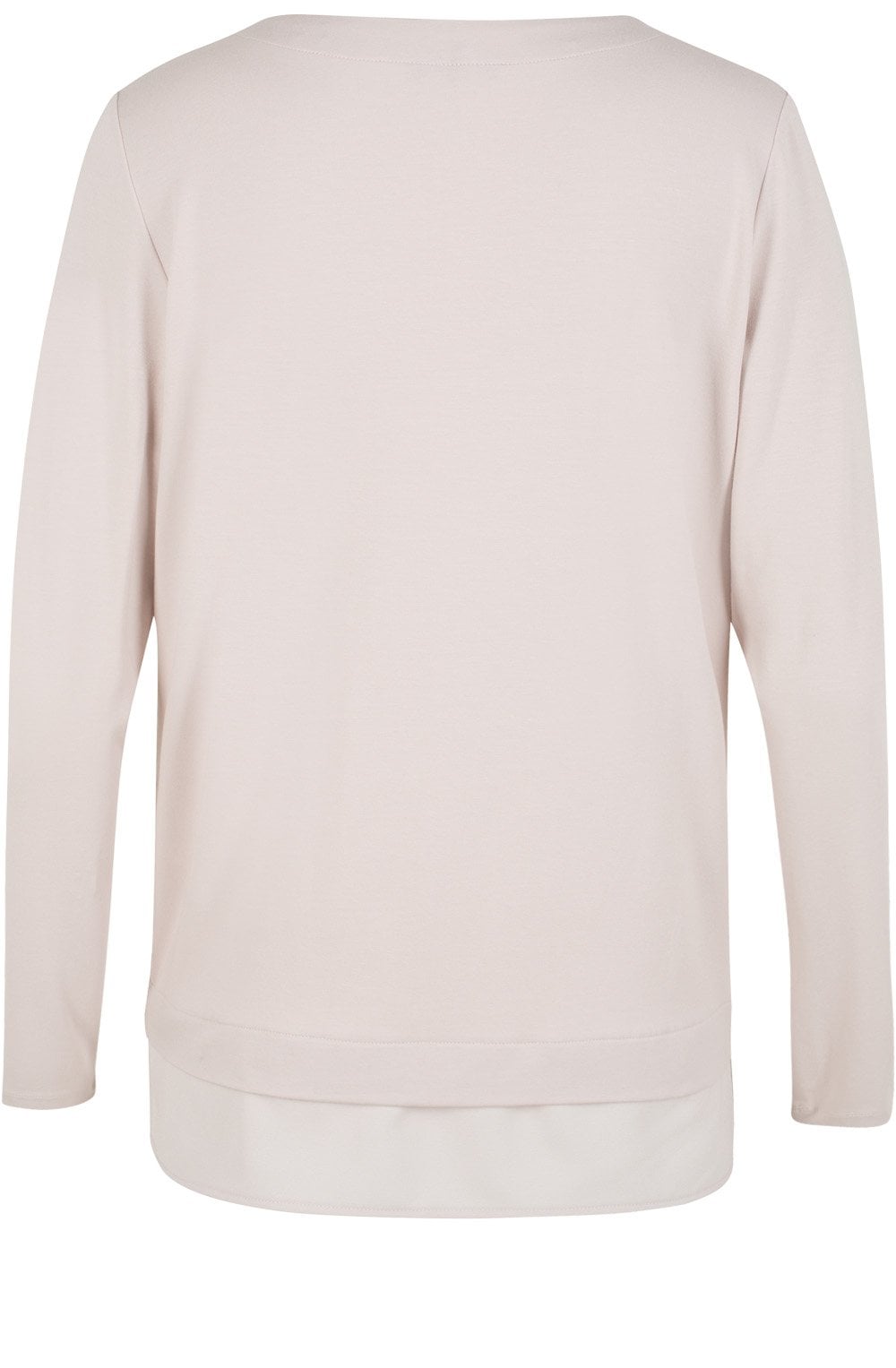 Beige Chiffon Front Top