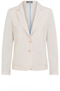 Beige Jersey Blazer