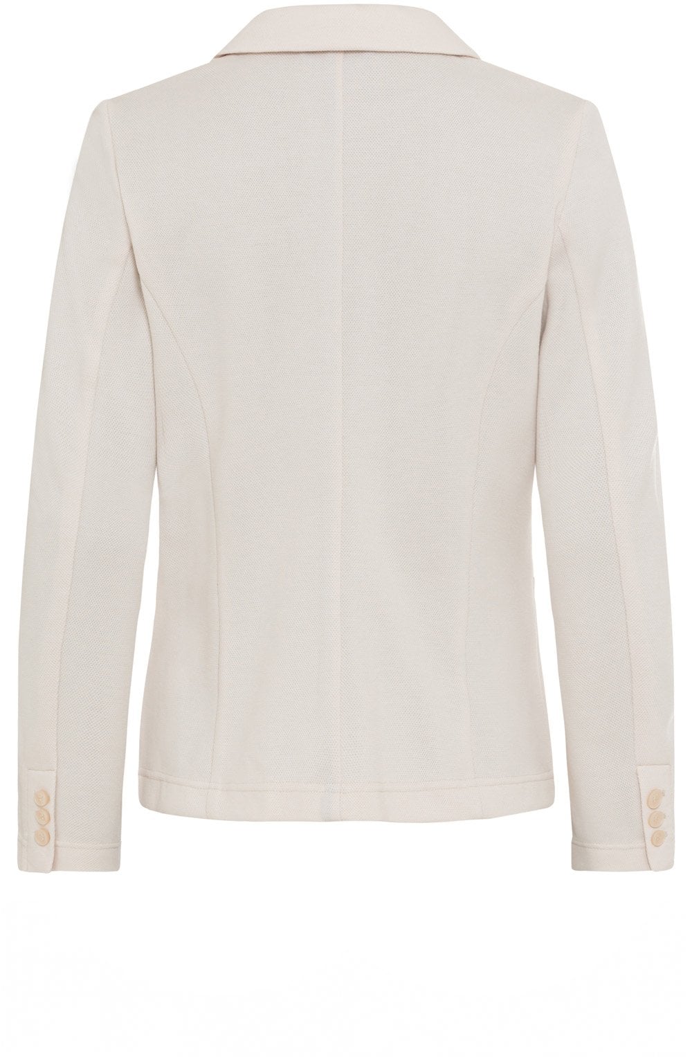 Beige Jersey Blazer