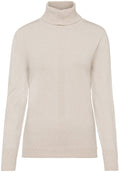 Beige Polo Neck Jumper