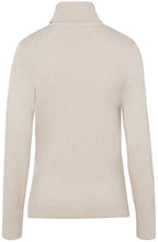 Beige Polo Neck Jumper