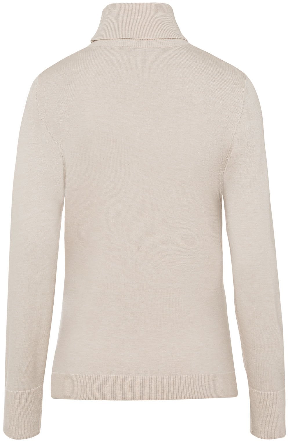 Beige Polo Neck Jumper