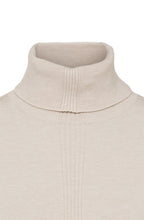 Beige Polo Neck Jumper