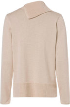 Beige Roll Neck Jumper