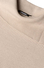 Beige Roll Neck Jumper
