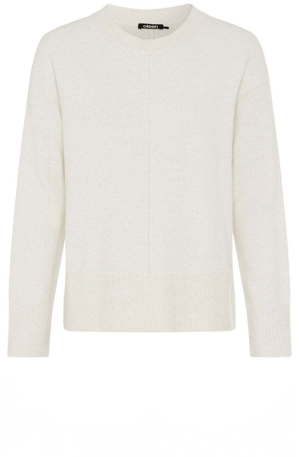 Beige Seam Detailed Cora Jumper