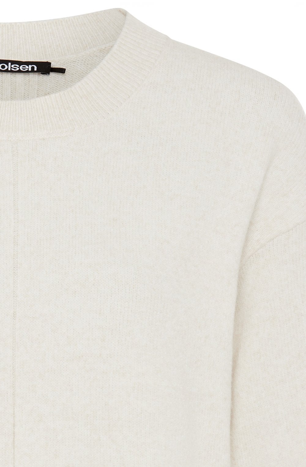 Beige Seam Detailed Cora Jumper