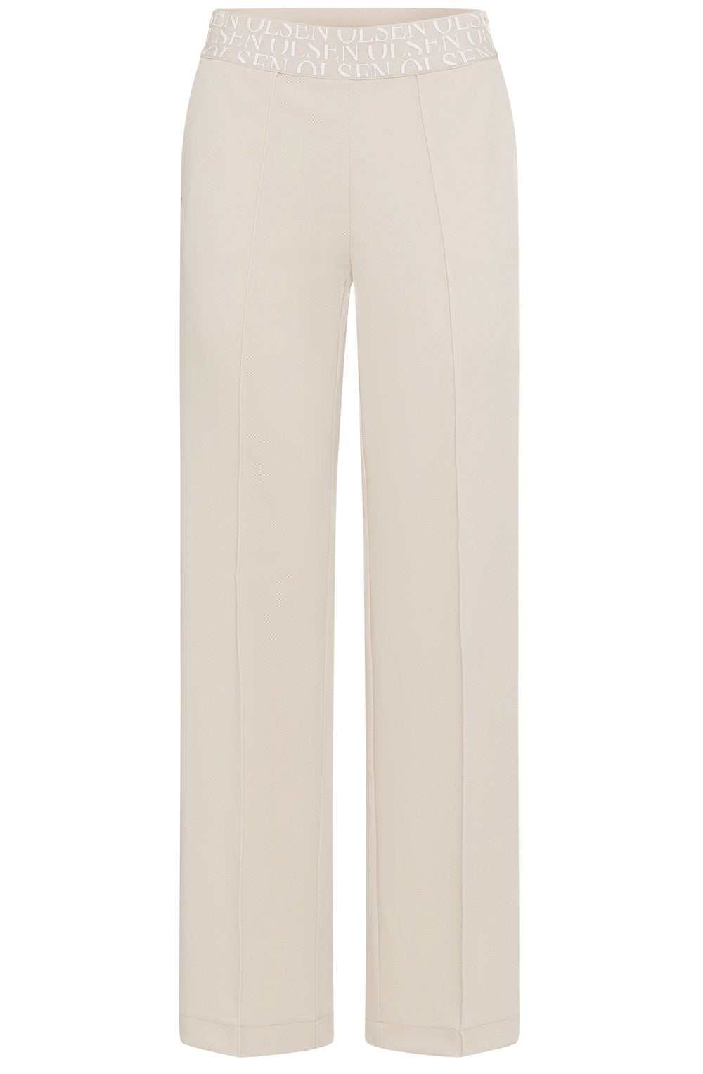 Beige Wide Leg Anna Trousers