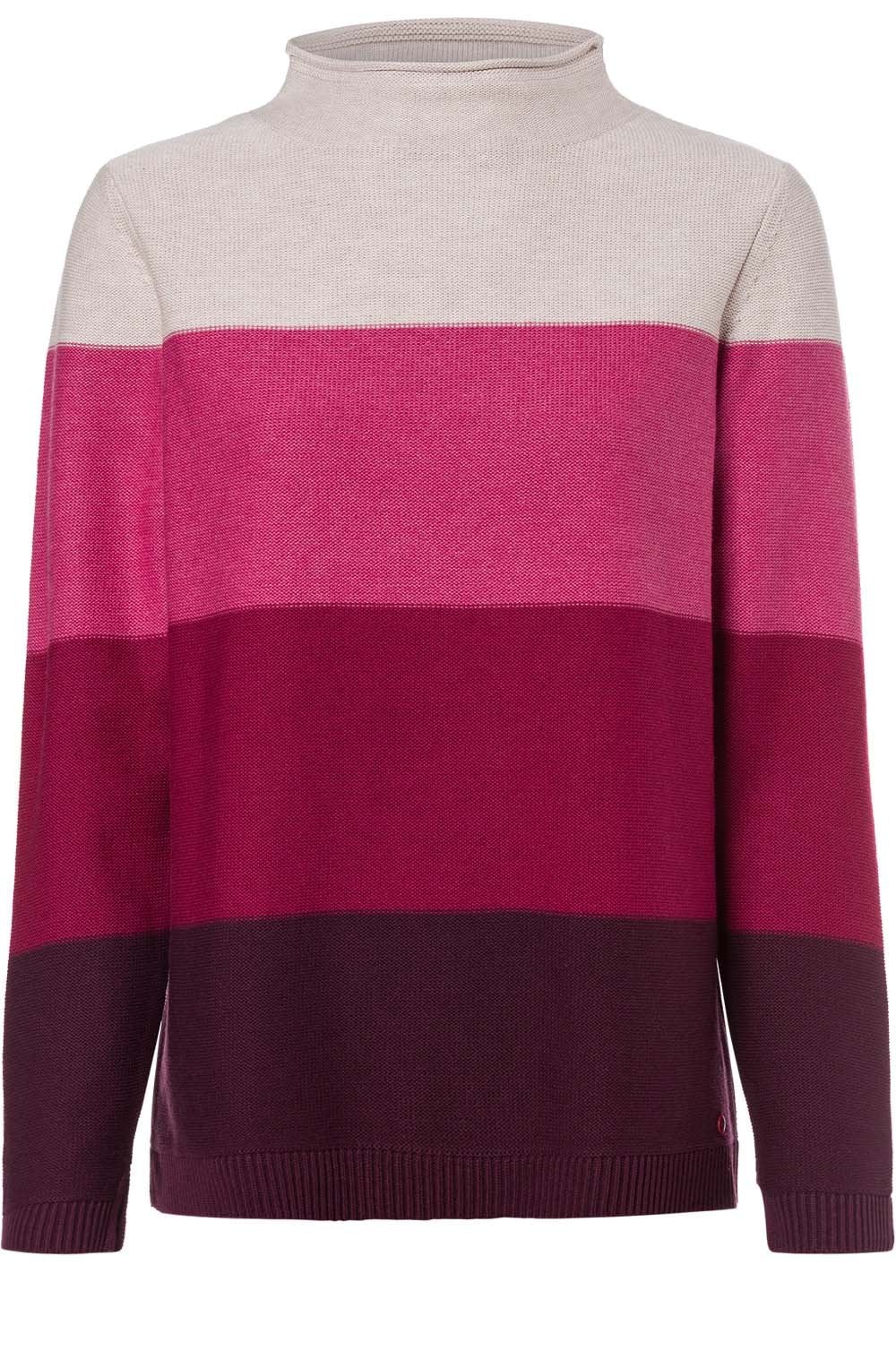 Berry Block Design Jumper