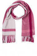 Berry Check Knit Scarf