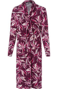 Berry Floral Design Dress