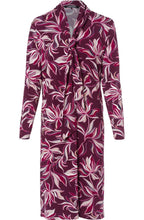 Berry Floral Design Dress