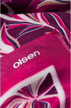 Berry Pink Patterned Scarf