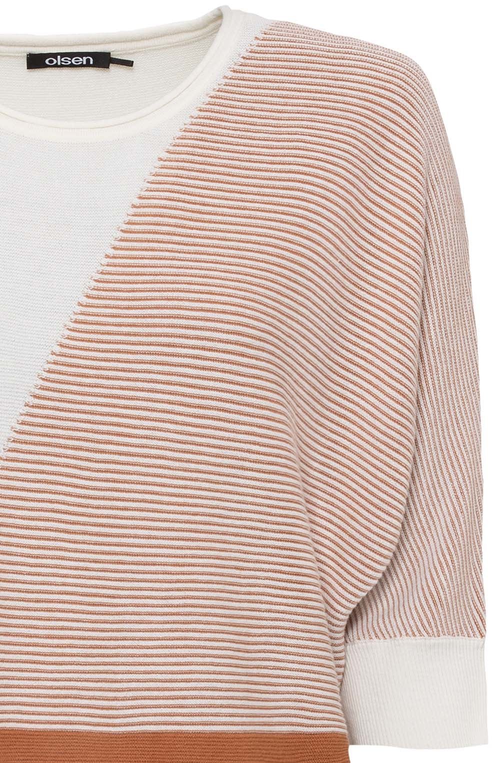 Biscotti Colour Block Knit Chloe Pullover